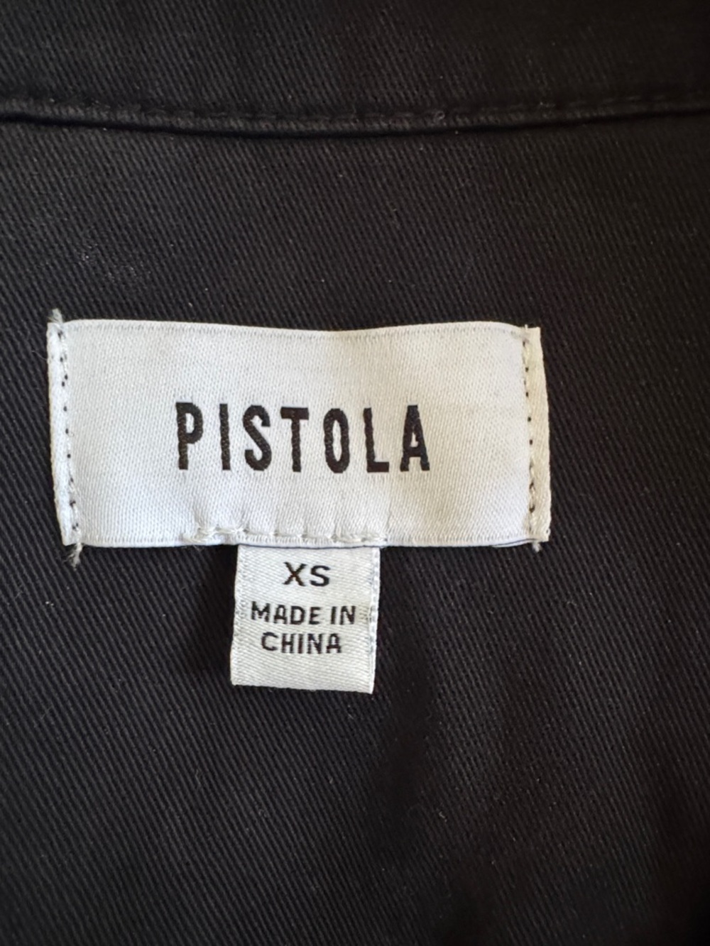 Pistola Black Women's Top with Branded Label